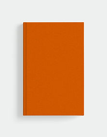Orange Hardcover Book