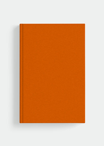 Orange Hardcover Book
