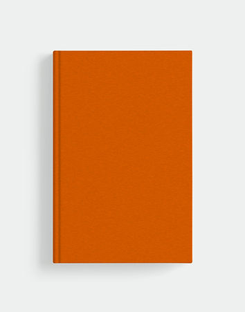 Orange Hardcover Book