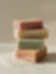 Barres de savon empilées
