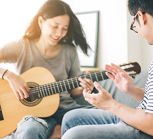 Playing Guitar