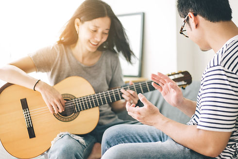 Playing Guitar