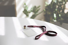 ID Badge On Table