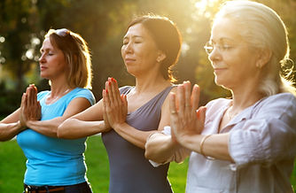 Group Yoga Outdoors