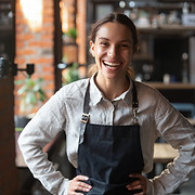 Cheerful Waitress