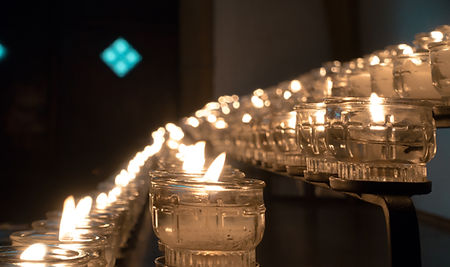 Candlelit Altar Scene