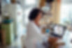 Woman in telehealth consultation