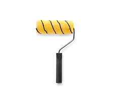 Rullo di vernice giallo