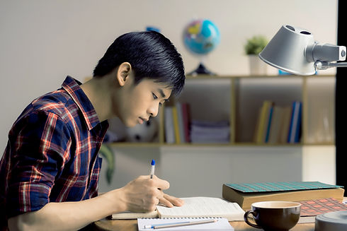 Student Reading Textbook