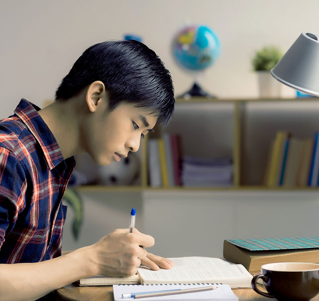 Student Reading Textbook