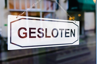 Gesloten bordje