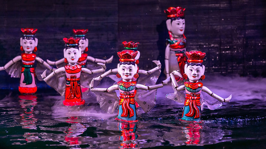 Water puppet show in Vietnam