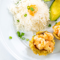 Rice, Shrimp and Avocado
