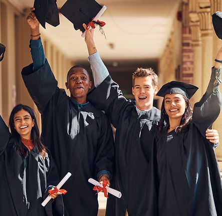 Graduates Celebrating Achievement