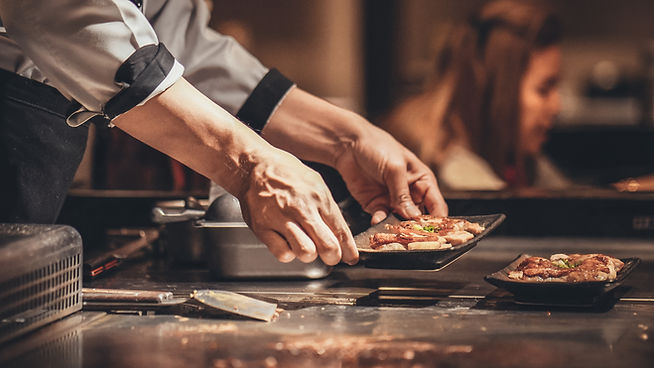 Plated Hibachi Meat