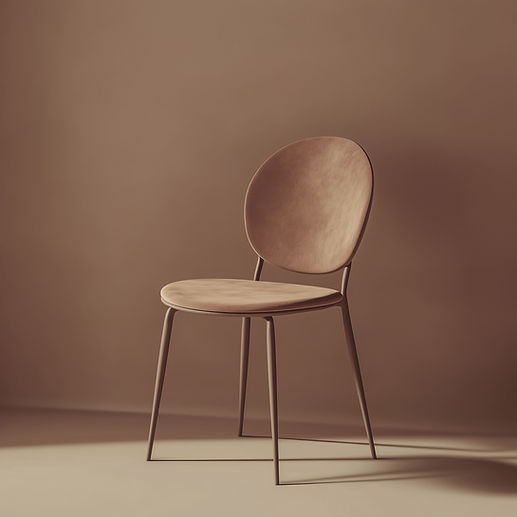 Silla Moderna Marrón