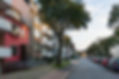 Abendsonne in Anwohnerstraße
