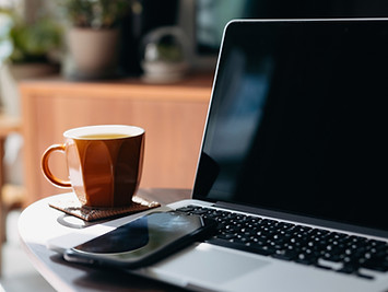 Working desk setup for Marlow Marketing & Design website services