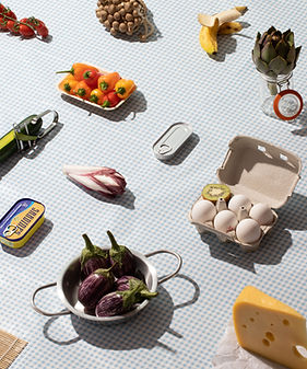 Table With Groceries