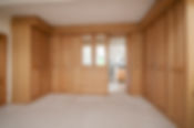 General interior view of a bedroom showing decor of a house