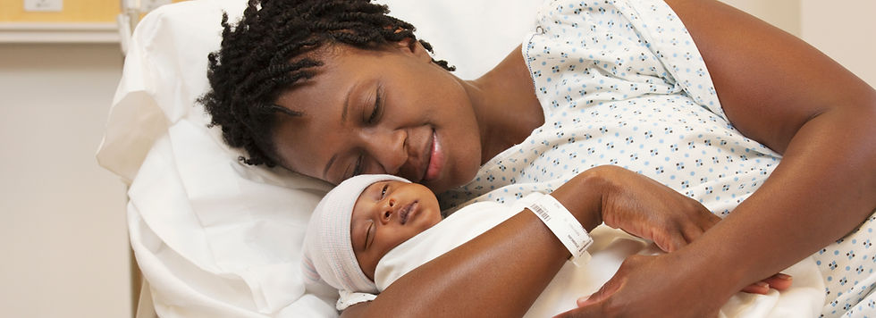 Mother Holding Newborn