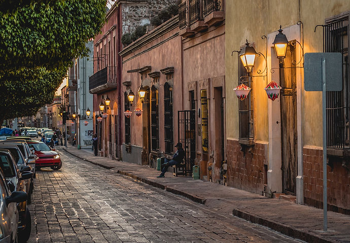 Charming City at Night