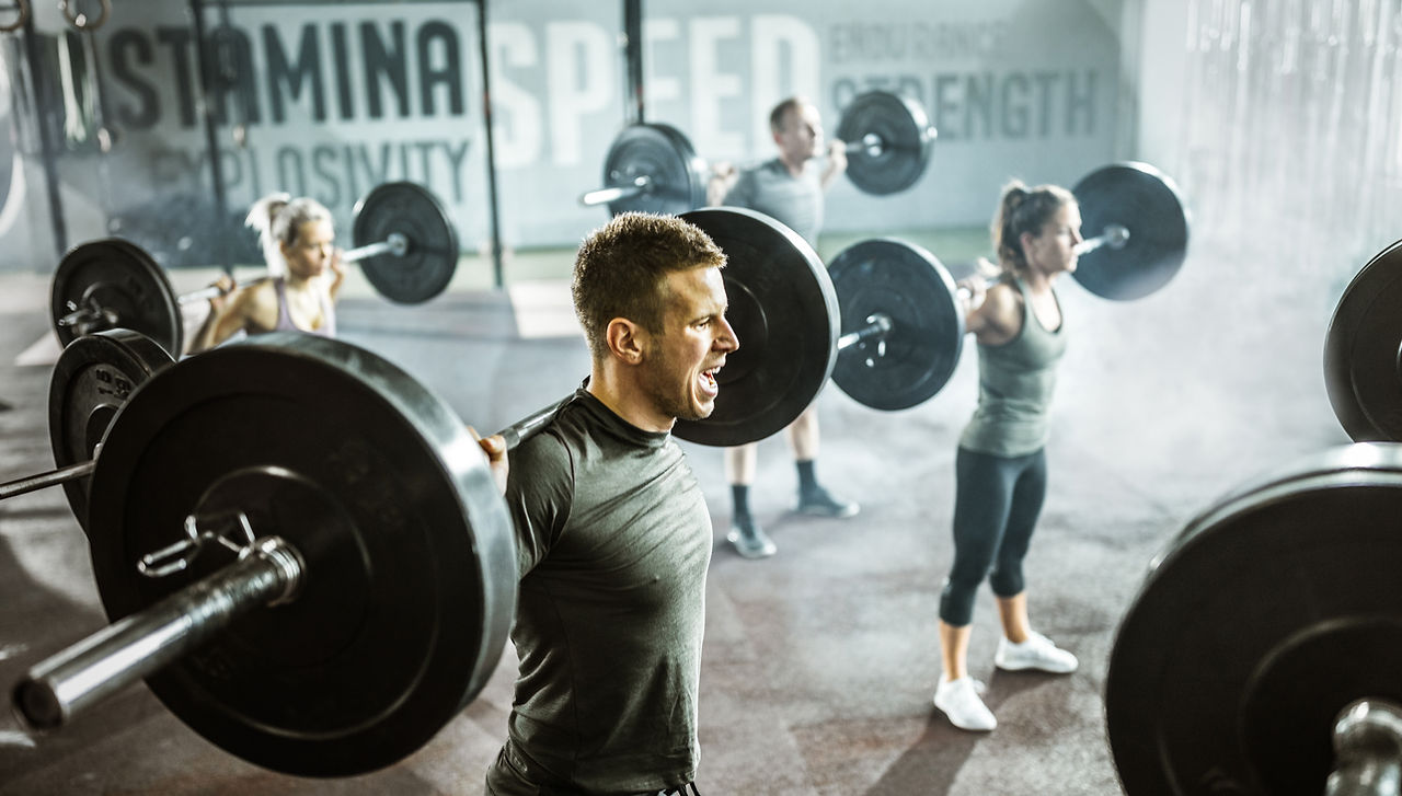 Group Weightlifting Session
