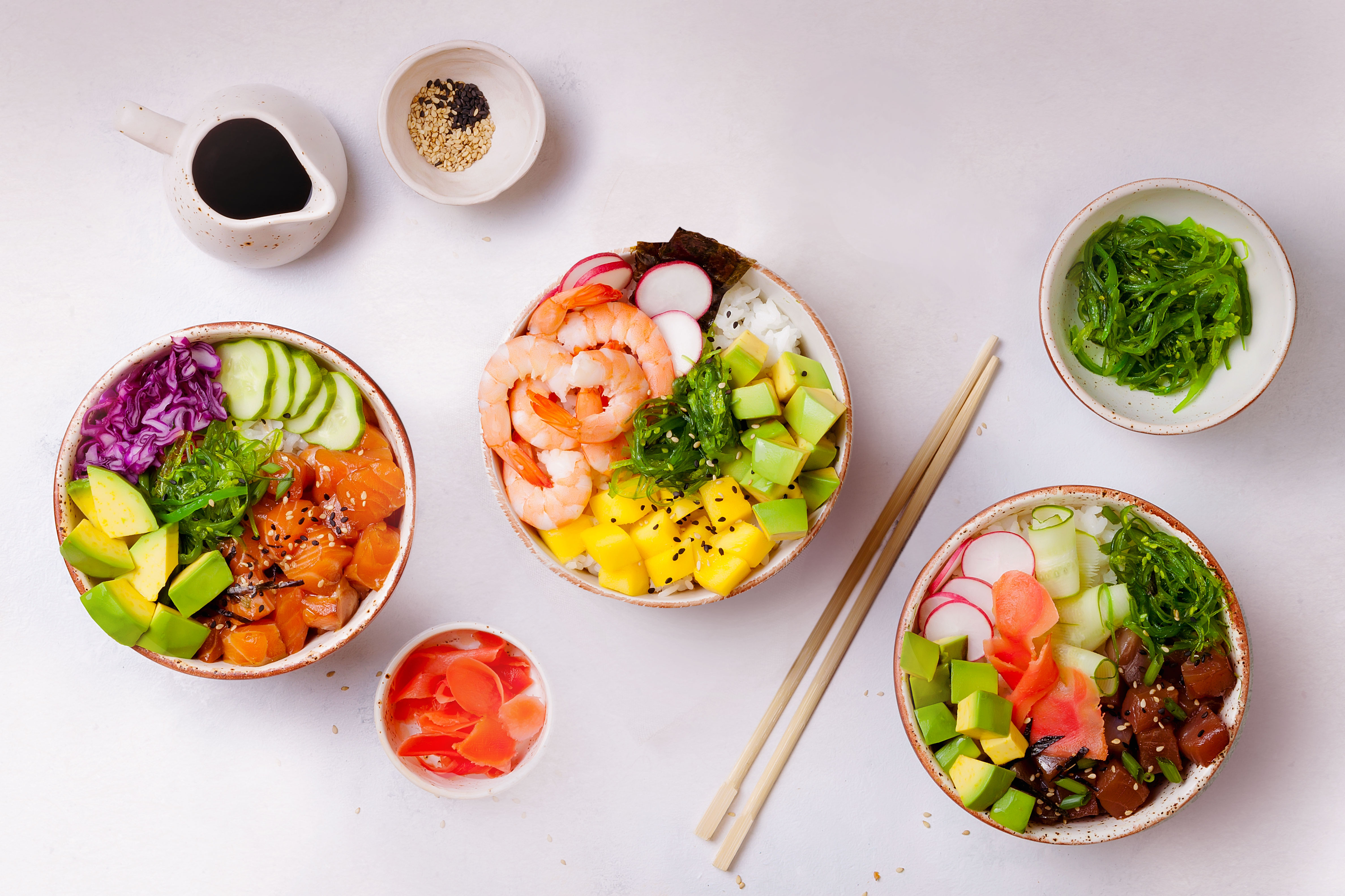 Arranged Food and Objects