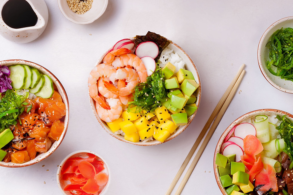 Hawaiian Poke Bowls
