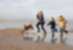 Familientag am Strand