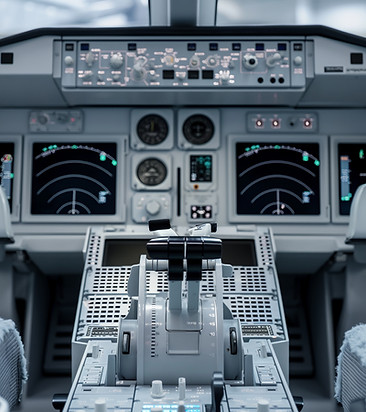 항공기 조종석 컨트롤
