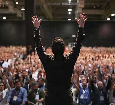 Speaker Facing Audience