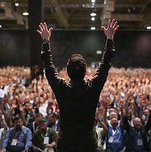 Speaker Facing Audience