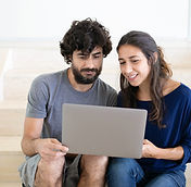 Couple on Laptop