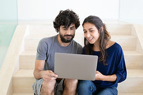 Couple on Laptop