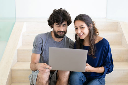 Couple on Laptop