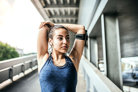 Woman Stretching