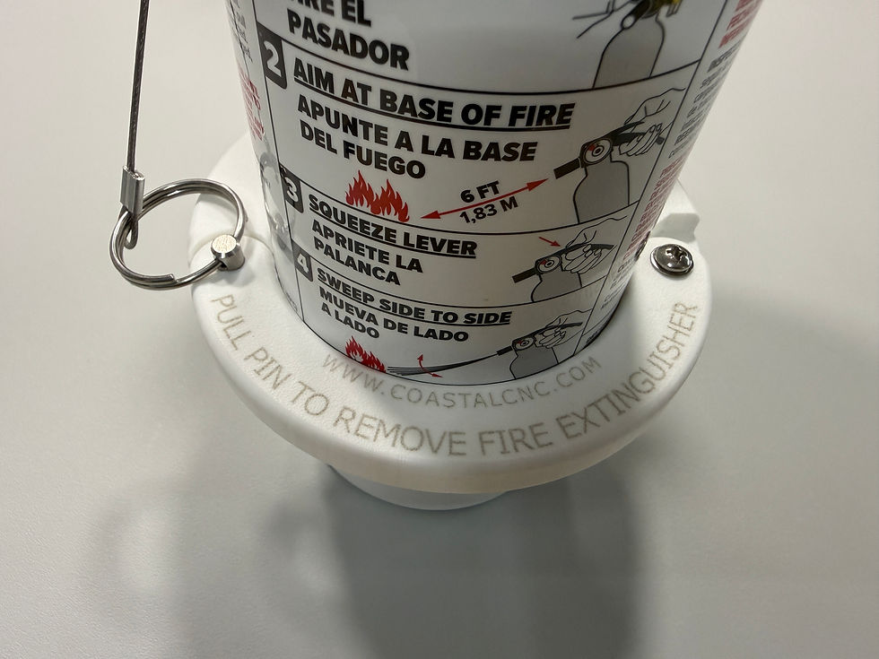 Thumbnail: SeaSucker Vacuum Cup Quick Release Fire Extinguisher Mount