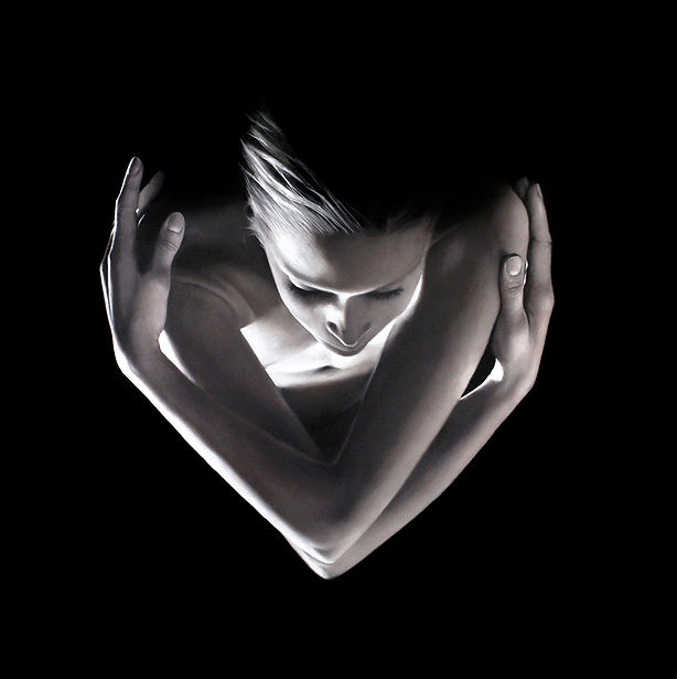 ZEKOFF, Heart, oil on canvas, 2016
