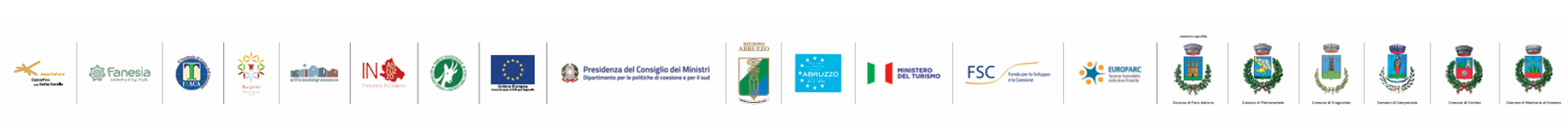 Loghi della Regione Abruzzo e logo Unione Europea