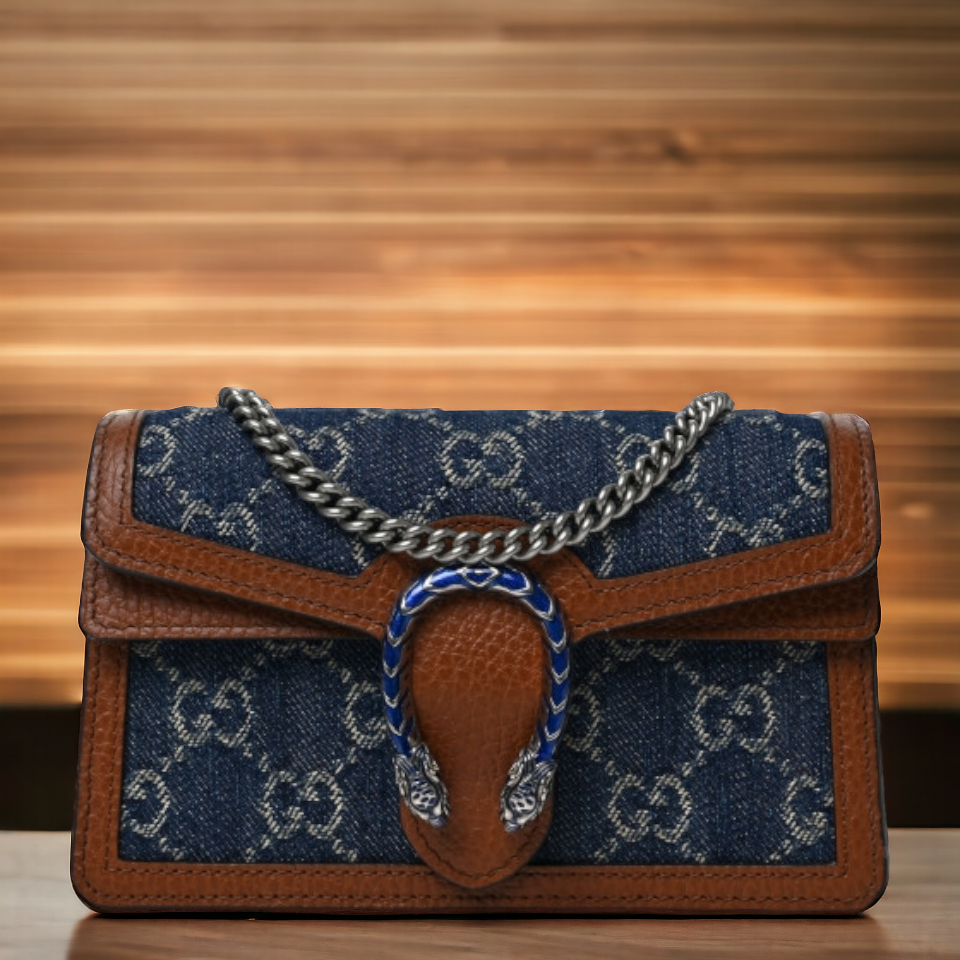 GG - DENIM MINI BAG