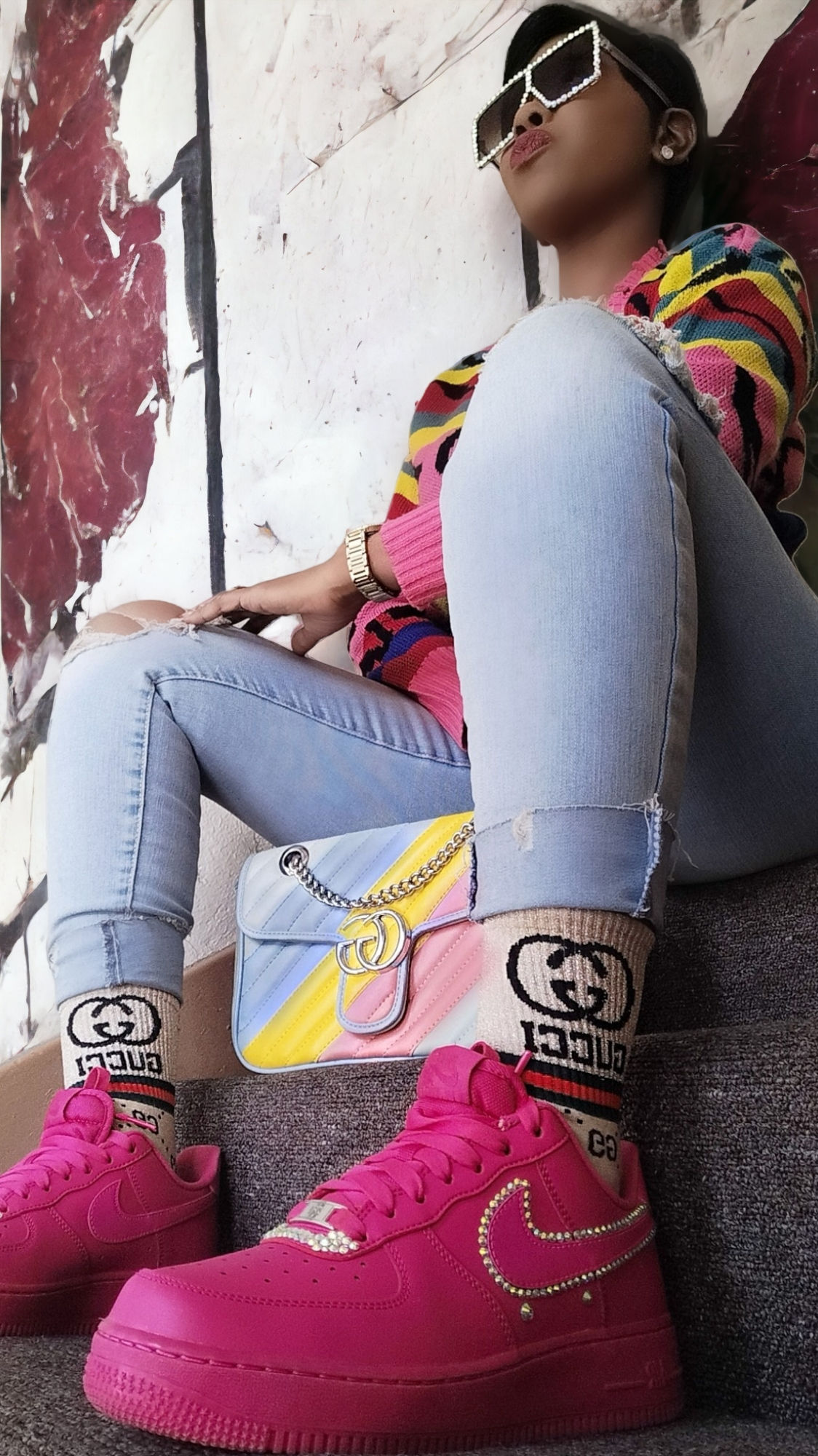 GG - Multi Color Bag