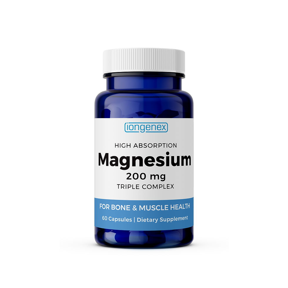 Magnesium complex capsules for muscle, nerve, and heart support