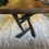 Thumbnail: Live Edge Claro Walnut Table with Powder Coated Steel Legs