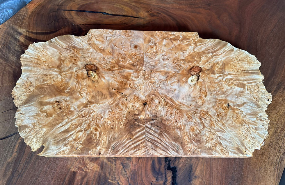 Maple Burl Charcuterie Board