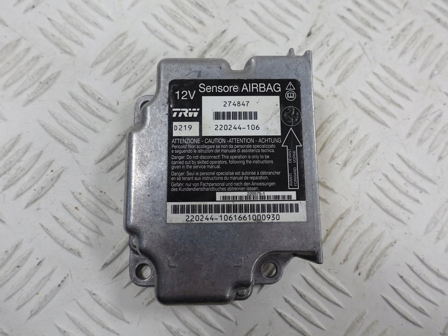 FERRARI AIRBAG MODULE REPAIR ALL