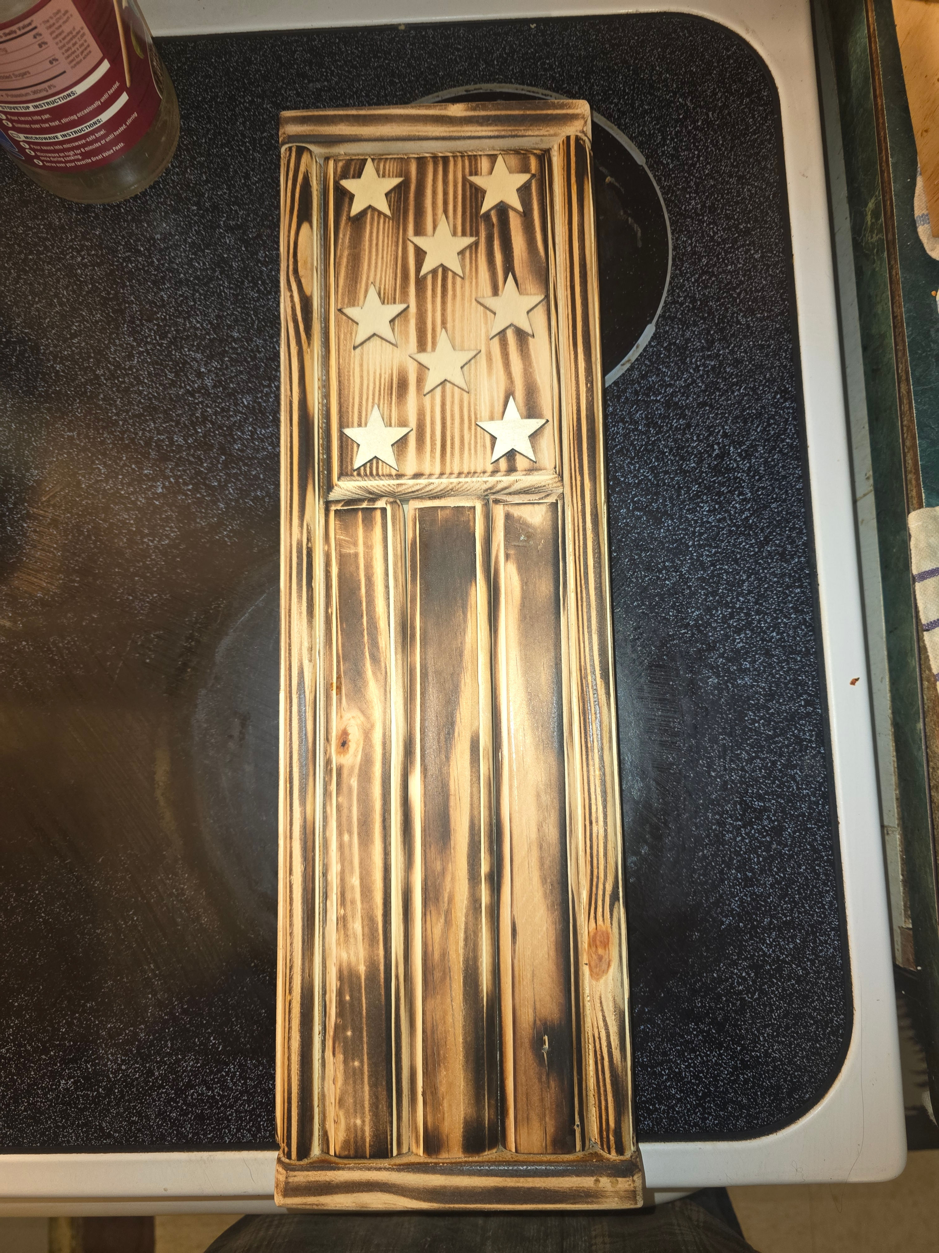 American flag bottle opener