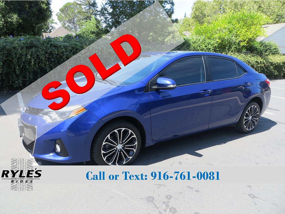 2016 Toyota Corolla S Premium- Only 52K Miles!