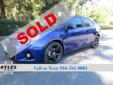 2014 Toyota Corolla S - Low Miles!