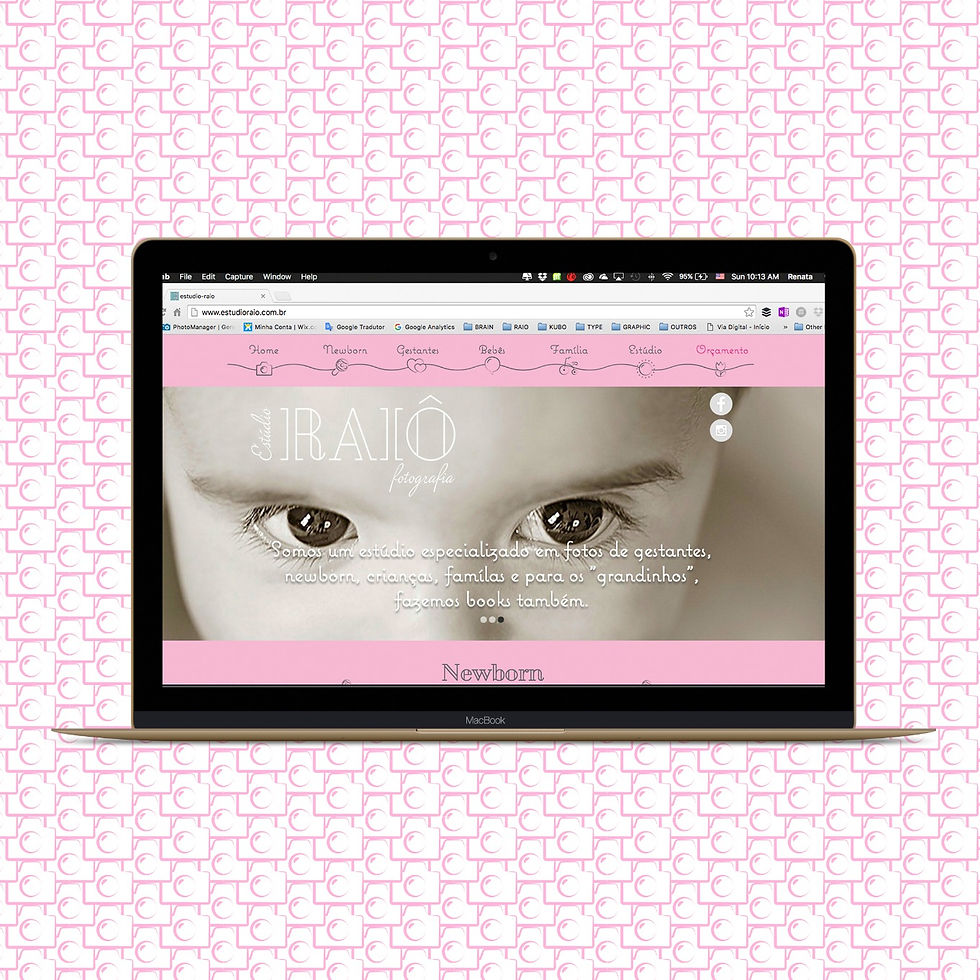 Site Estúdio Raiô
